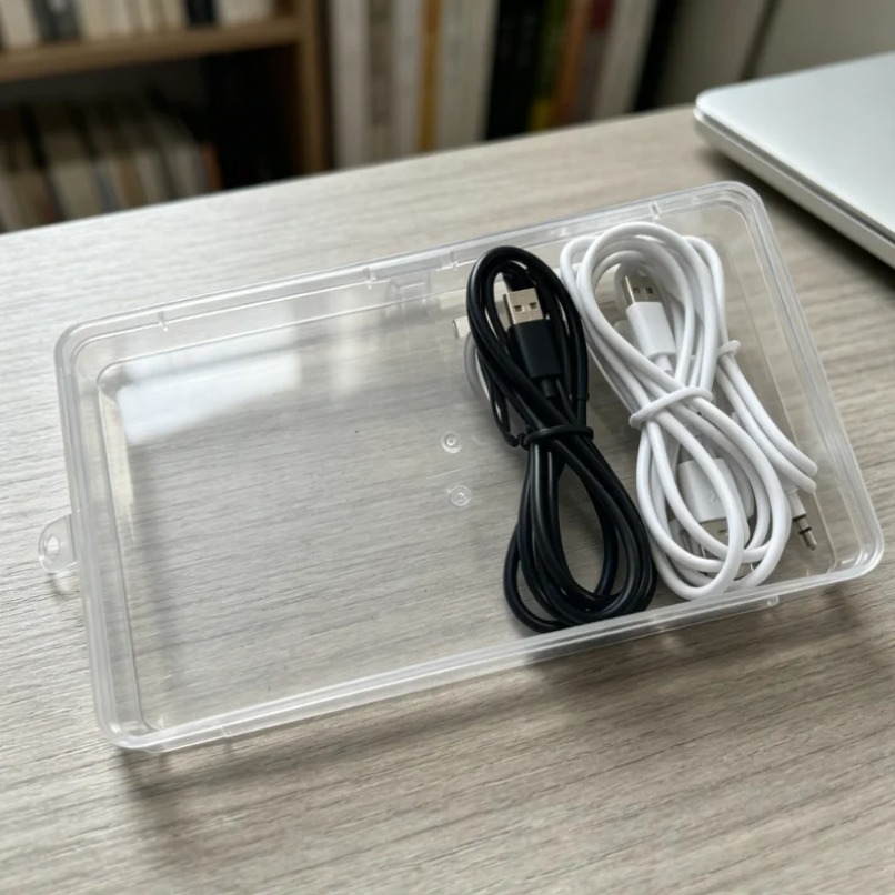 Home Office Freelancer - Transparent Plastic Storage Box Desktop Organizer