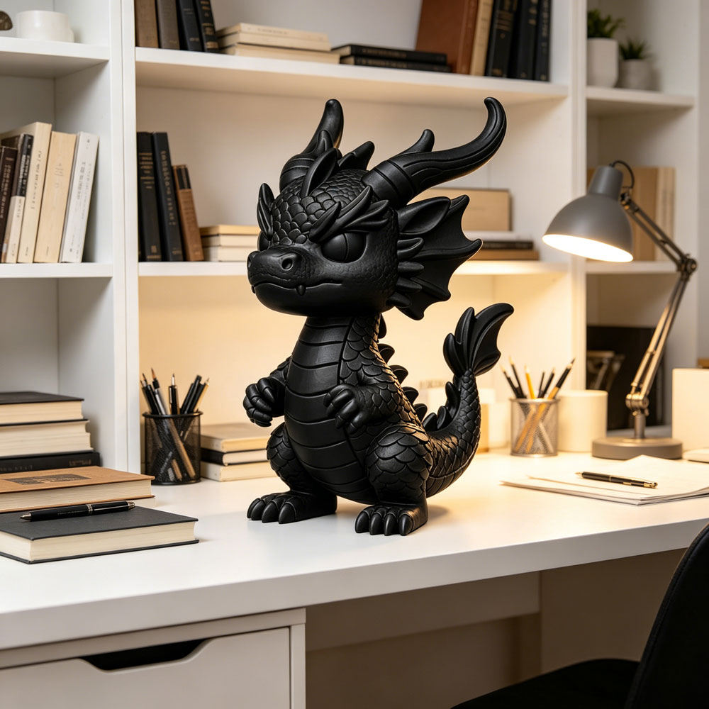 Home Office Freelancer - 3D Printed Fantasy Desk Decor Collectible
