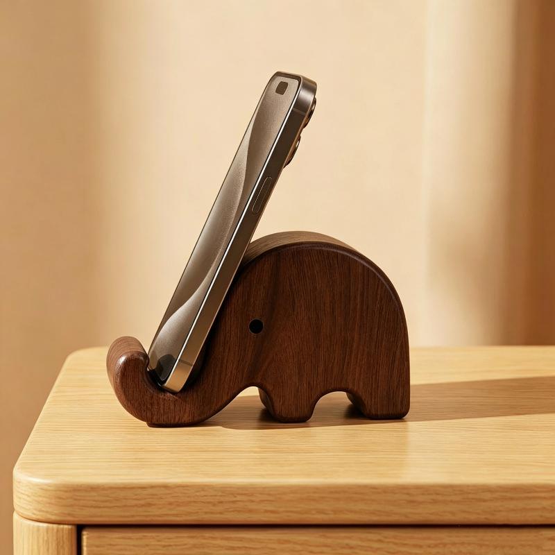 Home Office Call Center - Simple Creative Solid Wood Black Walnut