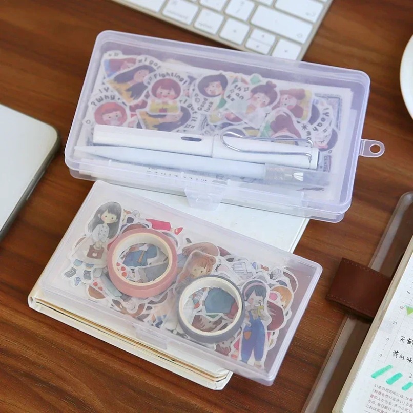 Transparent Plastic Storage Bo - đánh giá và giá Home Office Freelancer