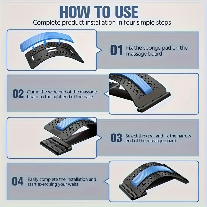 3-Level Back Stretcher Posture - đánh giá và giá Home Office Equipment
