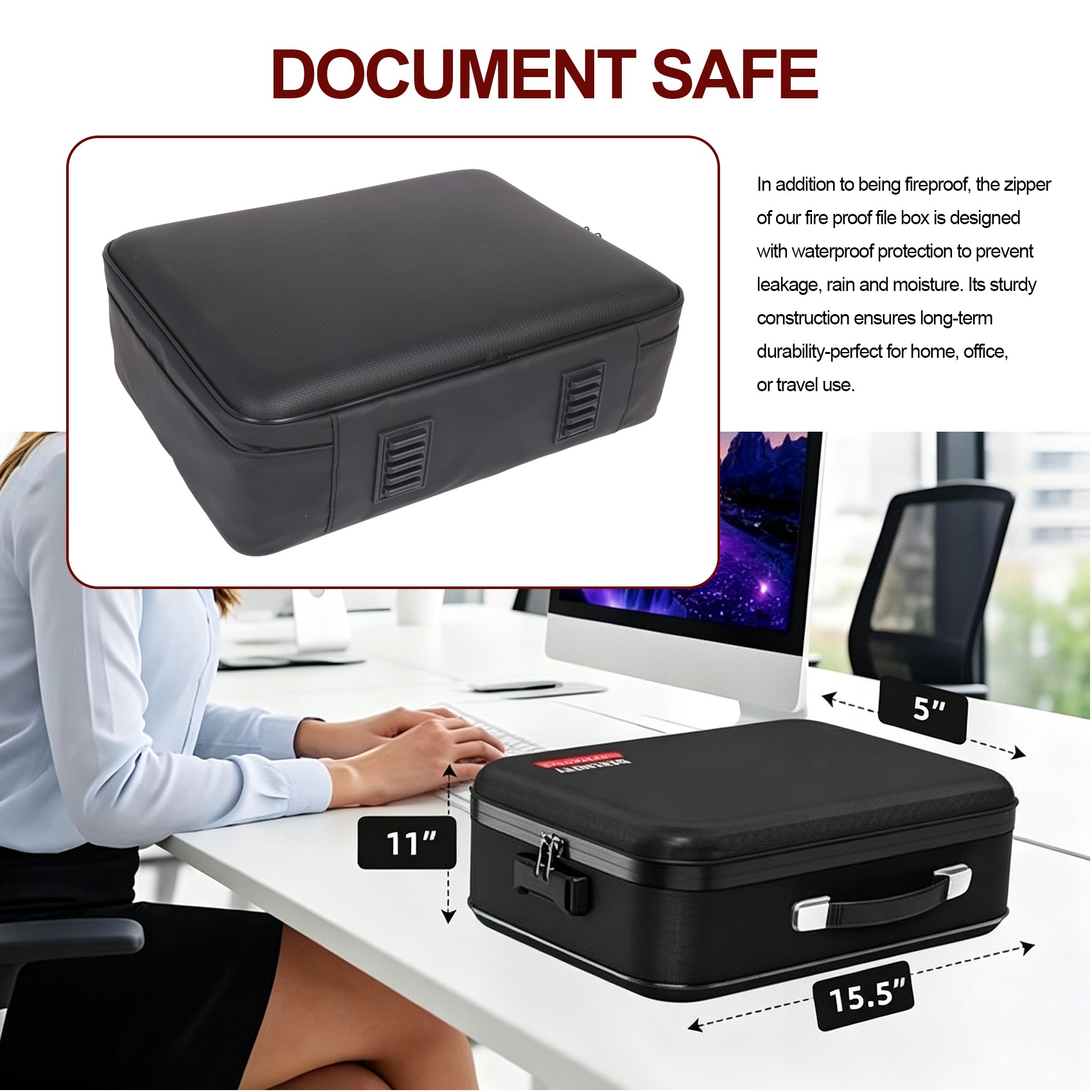 AB11 Fireproof Document Storag - đánh giá và giá Home Office Passport