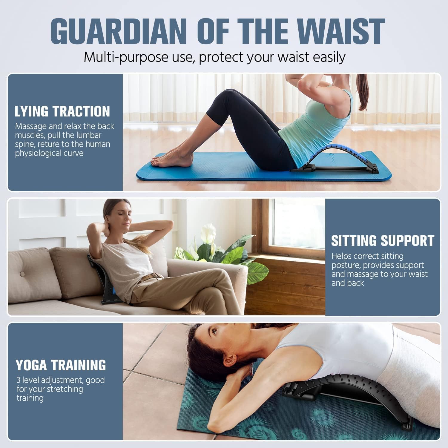 Multi-Level Back Stretching De - đánh giá và giá Home Office Equipment
