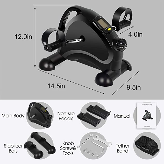 Under Desk Mini Elliptical Bik - đánh giá và giá Home Office Equipment