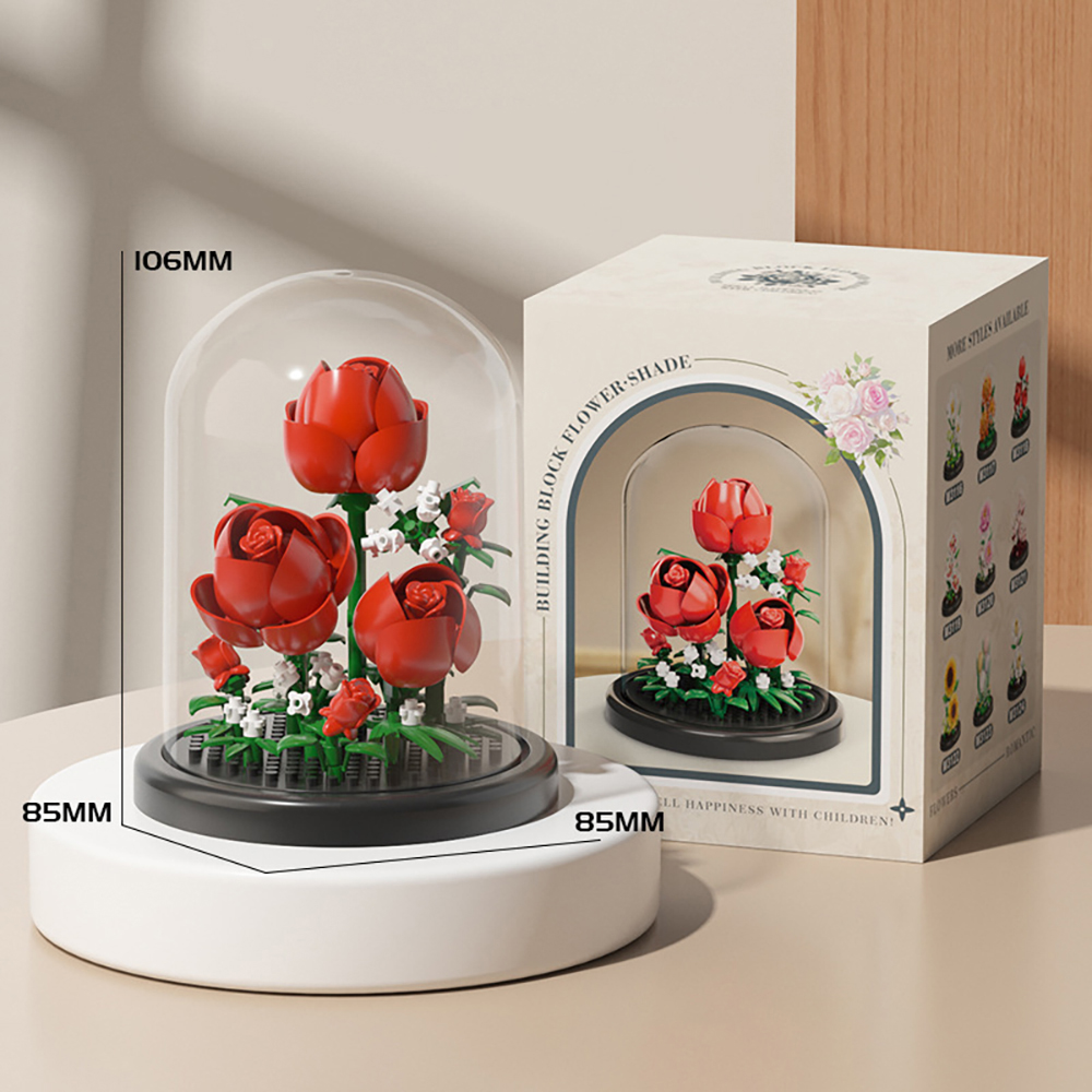 MOC Eternal Bouquet Rose Build - đánh giá và giá Home Office Pay