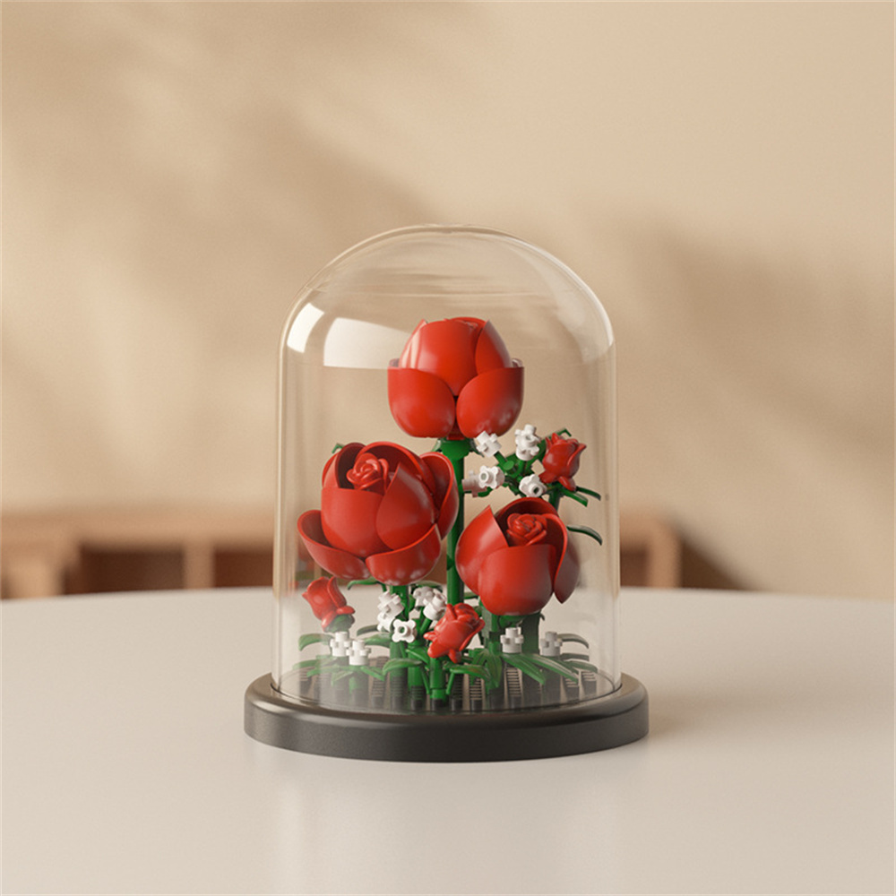 MOC Eternal Bouquet Rose Build - đánh giá và giá Home Office Pay