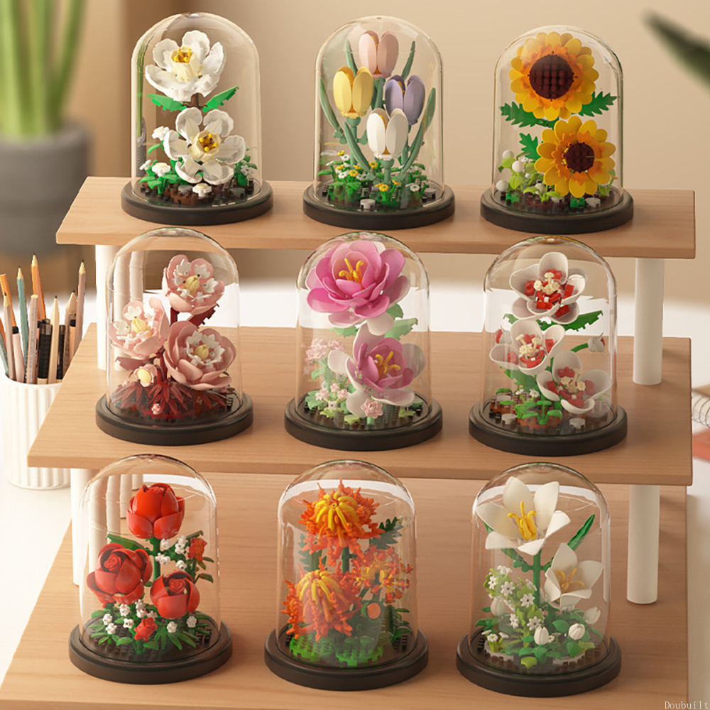MOC Eternal Bouquet Rose Build - đánh giá và giá Home Office Pay