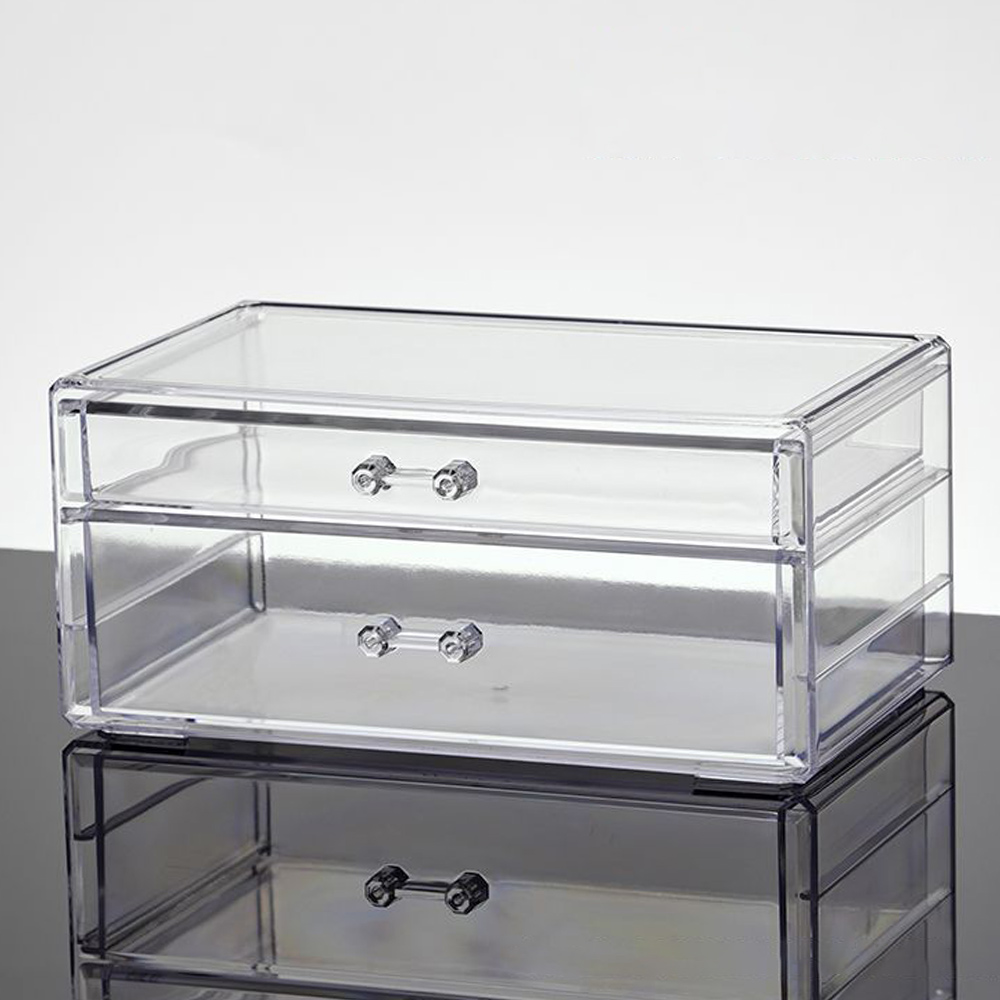 Transparent Makeup Storage Box - đánh giá và giá Home Office Freelancer