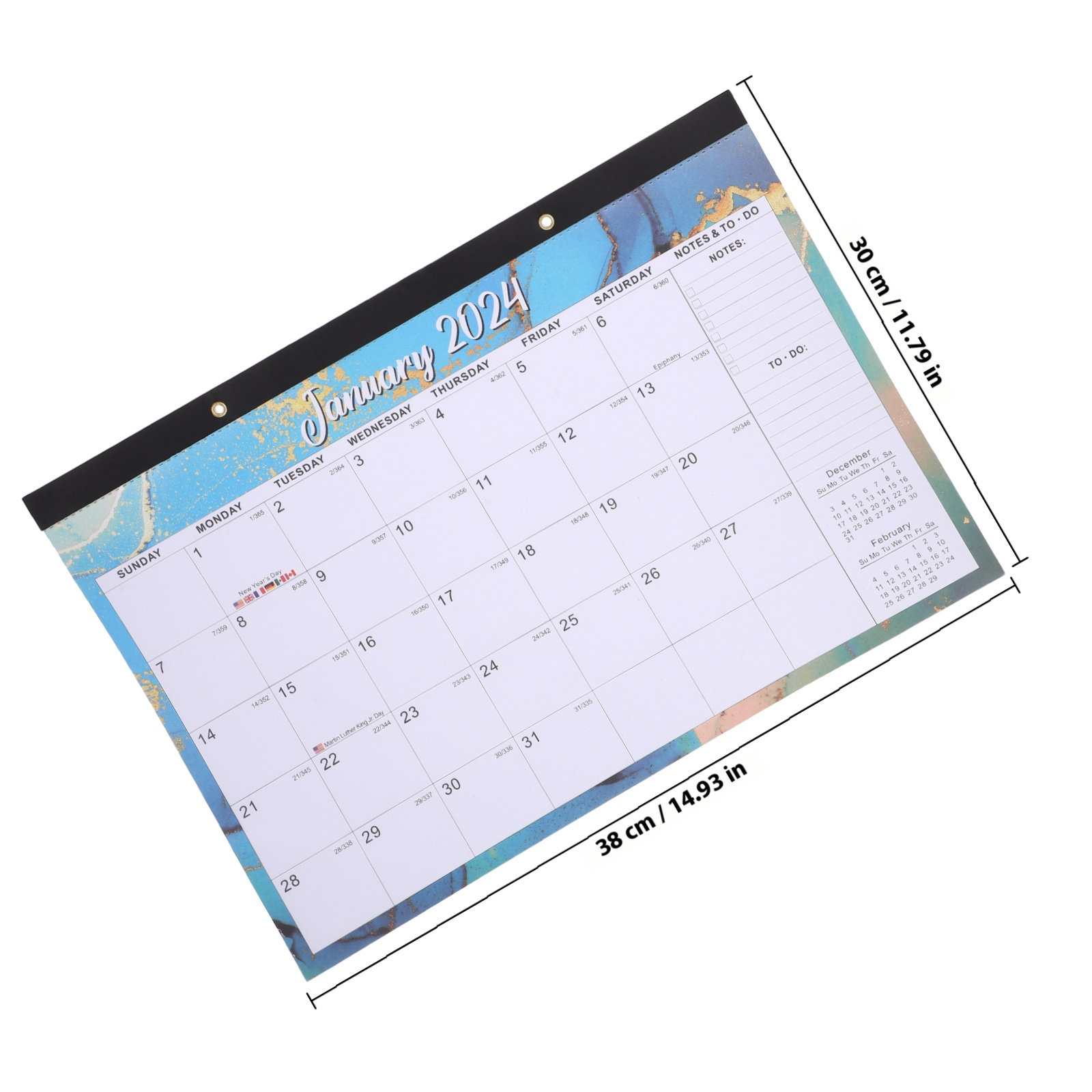 2024 English Monthly Wall Cale - đánh giá và giá English Home Office