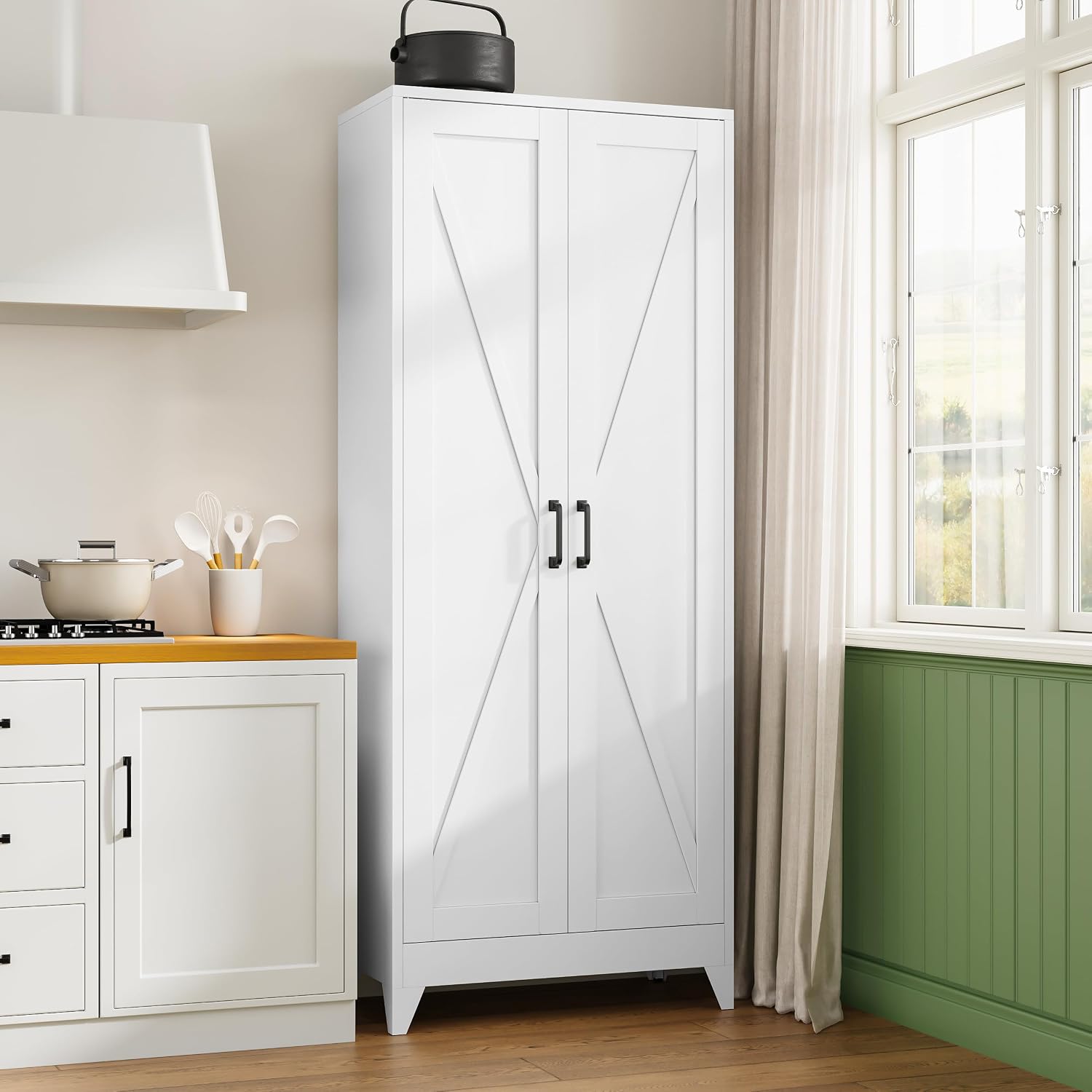 Tall Metal Storage Cabinet, Fr - đánh giá và giá Home Office Kitchen