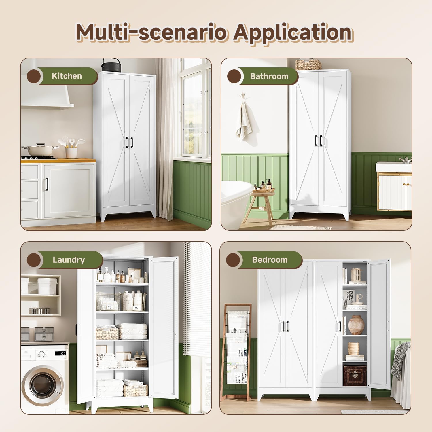 Tall Metal Storage Cabinet, Fr - đánh giá và giá Home Office Kitchen