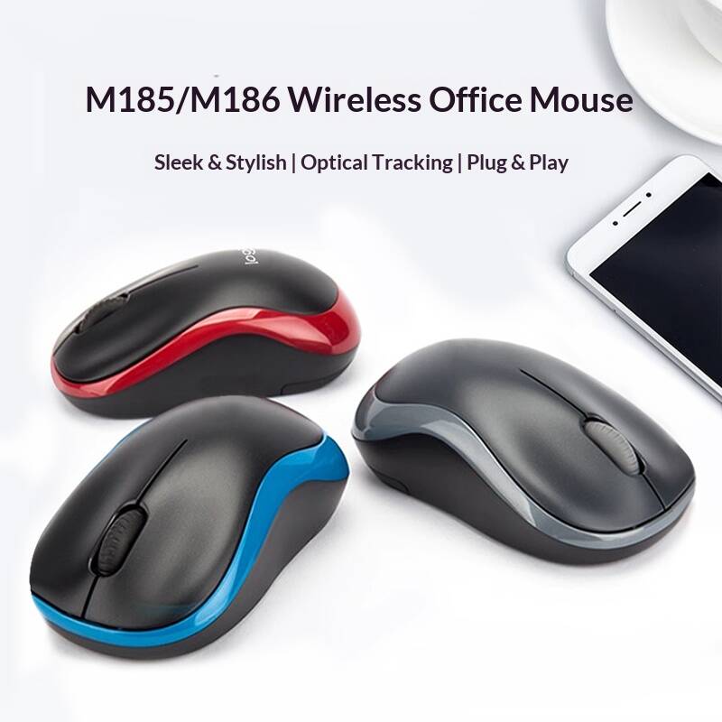 Logitech M185 Wireess Optica M - đánh giá và giá Home Office Pay