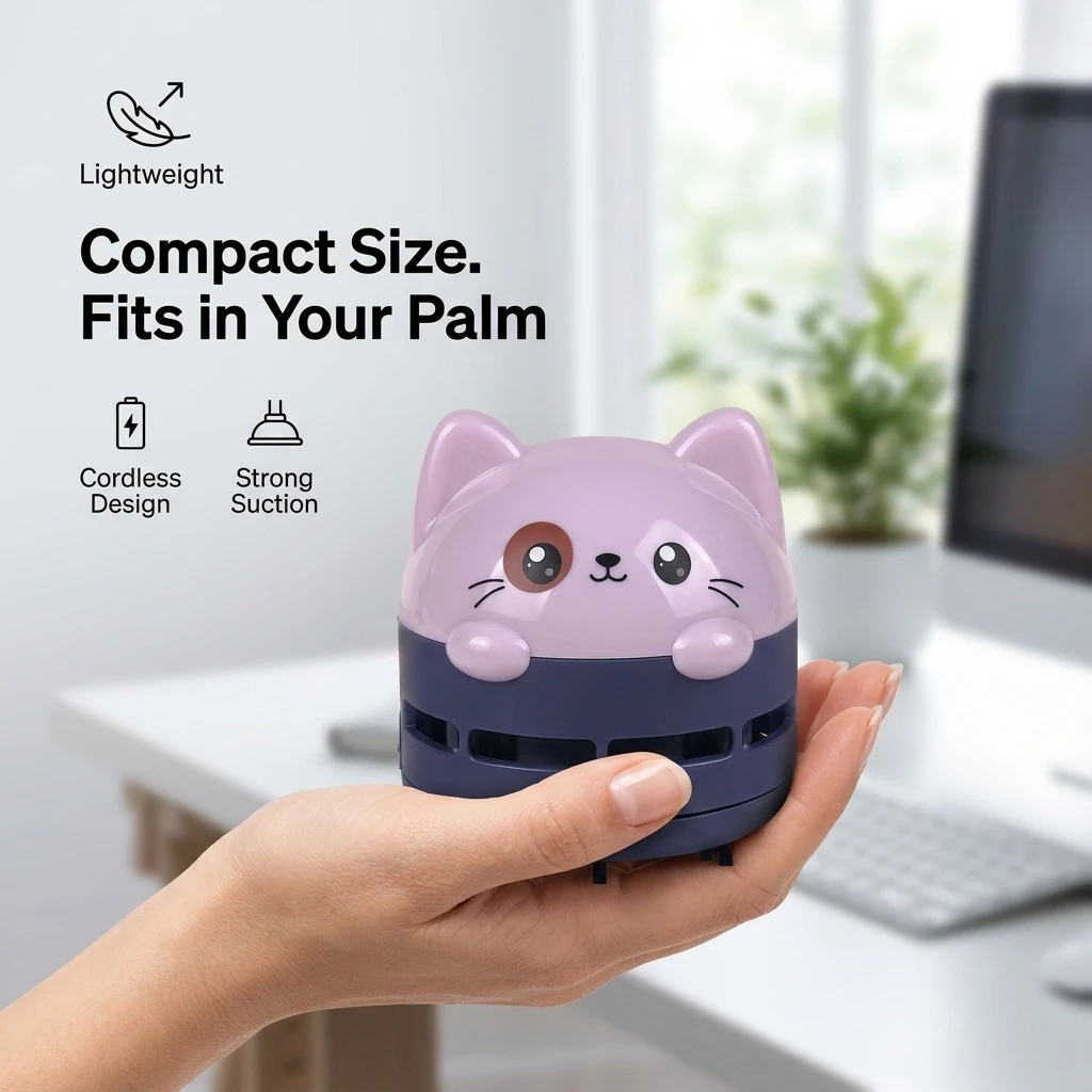Desktop Vacuum Cleaner Mini Co - đánh giá và giá Home Office Box