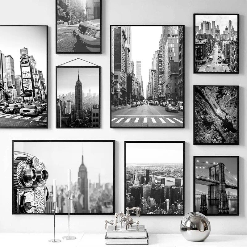 Black and White New York City  - đánh giá và giá Home Office York