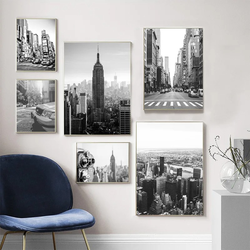 Black and White New York City  - đánh giá và giá Home Office York