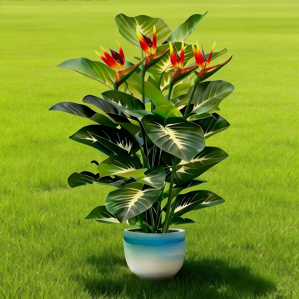 Artificial Bird of Paradise an - đánh giá và giá Home Office Call Center