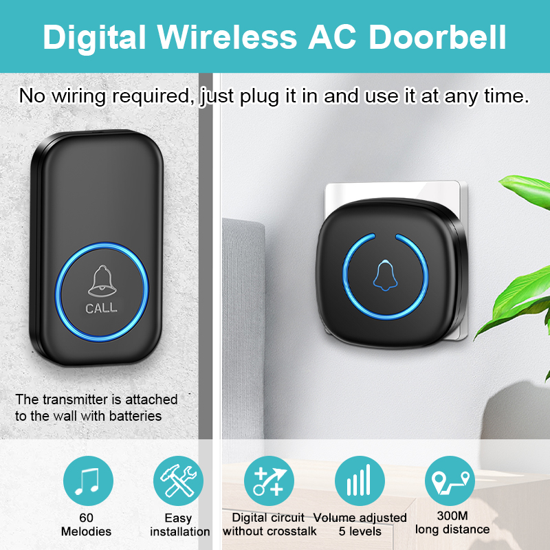 EZHEN Smart Wireless Doorbell  - đánh giá và giá Home Office Call Center