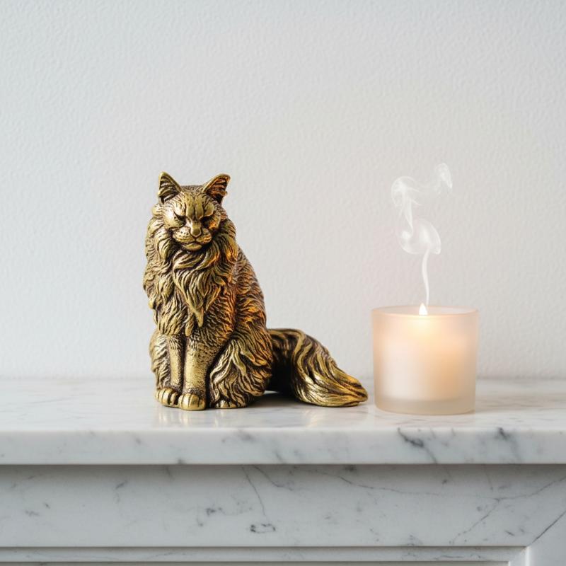 Maine Coon Miniature Figurine  - đánh giá và giá Home Office Freelancer