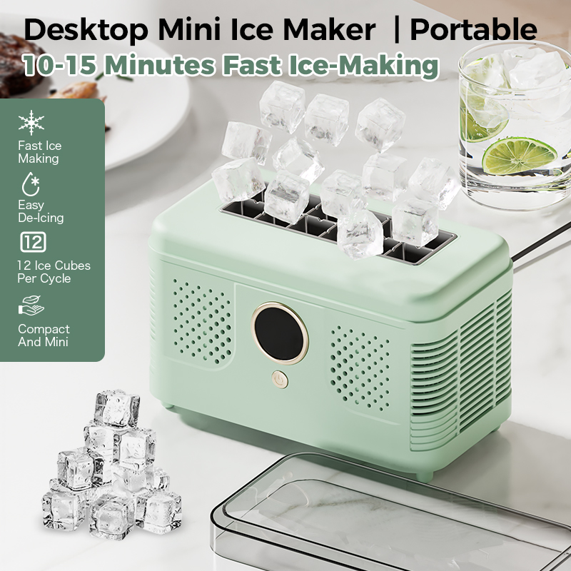 12V/220V Portable Mini Ice Mak - đánh giá và giá Home Office Equipment