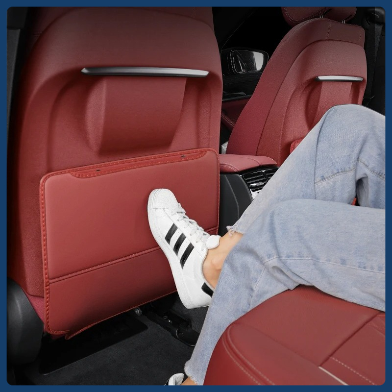 Car Anti-kick Pad Interior Pu  - đánh giá và giá Mesh Back Cushion