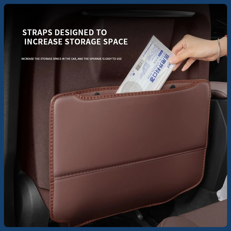 Car Anti-kick Pad Interior Pu  - đánh giá và giá Mesh Back Cushion