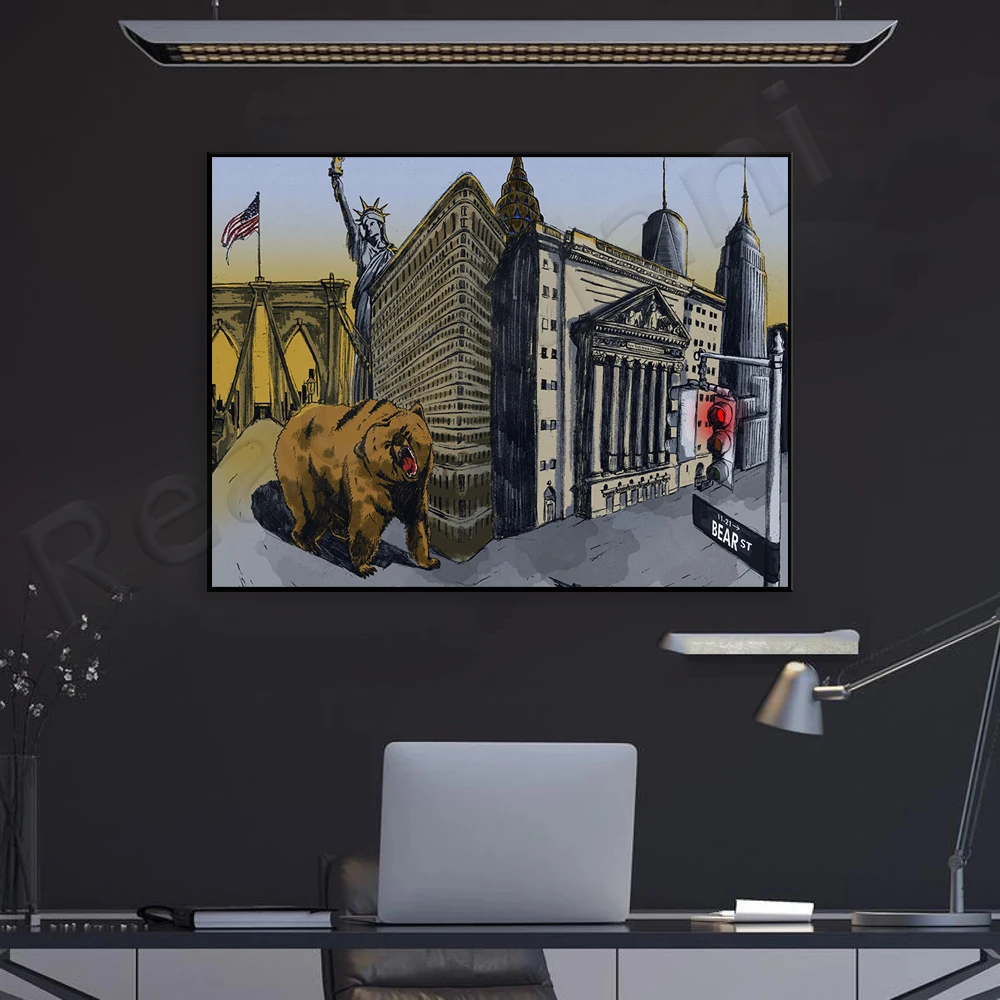 Bear Artwork | New York | Bear - đánh giá và giá Home Office York