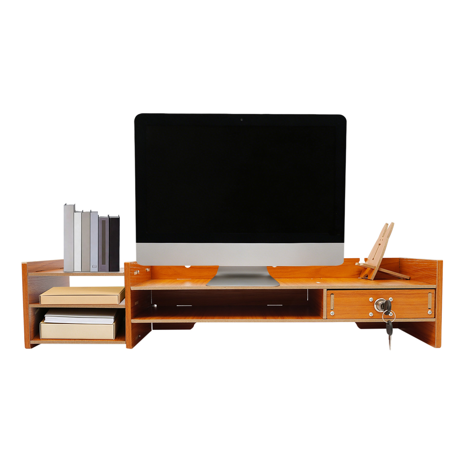 Mdf Ergonomic Monitor Stand Ri - đánh giá và giá Home Office Call Center