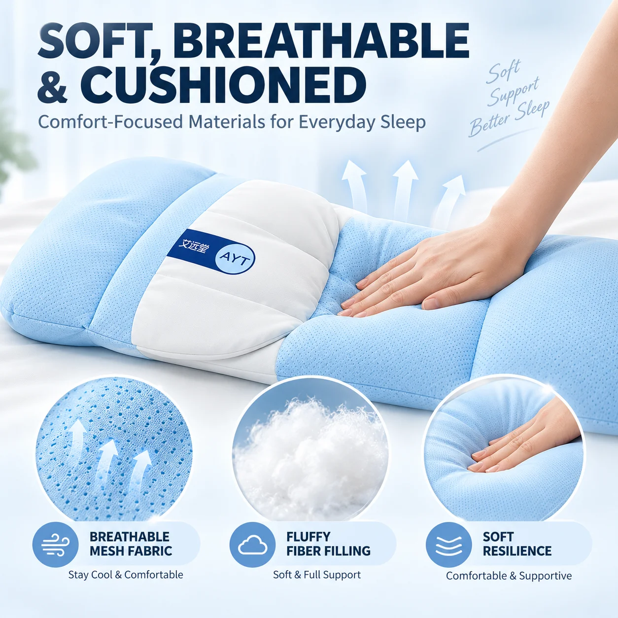 Sleeping Lumbar Support Pillow - đánh giá và giá Mesh Back Cushion