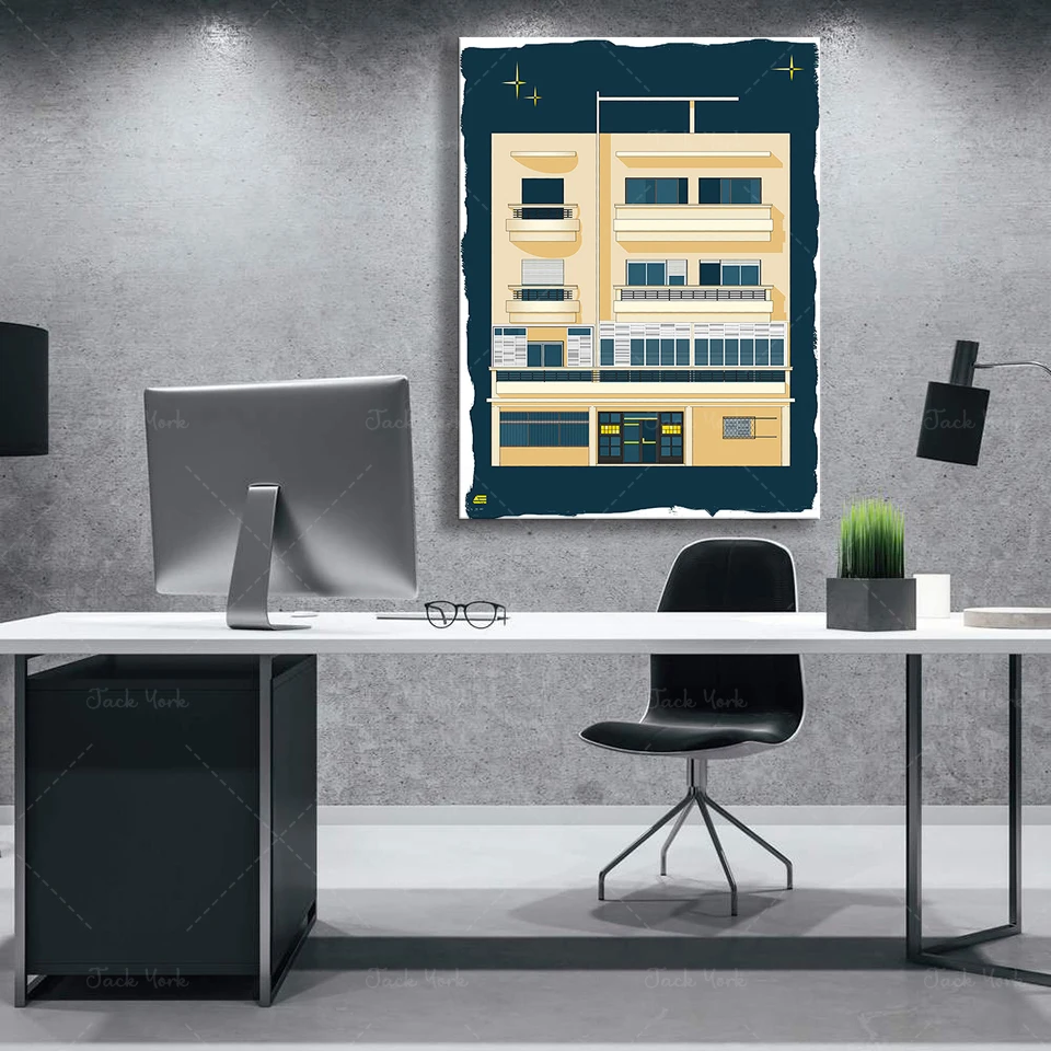Bauhaus Tel Aviv Print Modern  - đánh giá và giá Home Office York