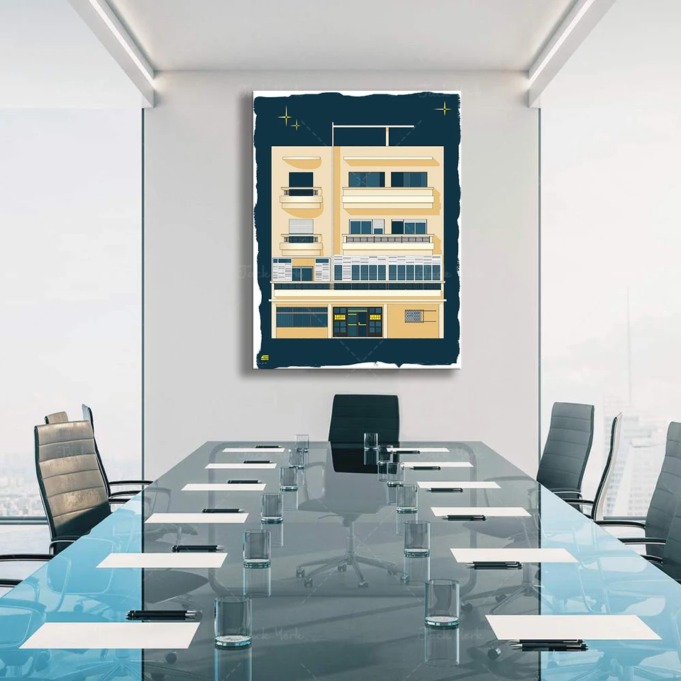 Bauhaus Tel Aviv Print Modern  - đánh giá và giá Home Office York