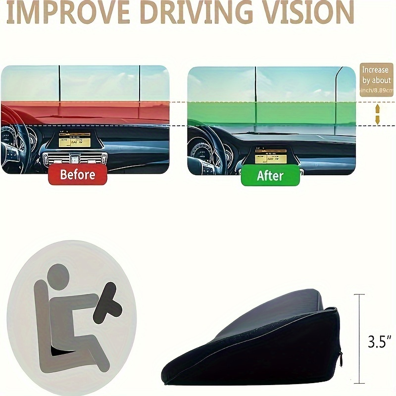 2-in-1 Car Seat Cushion Lumbar - đánh giá và giá Mesh Back Cushion