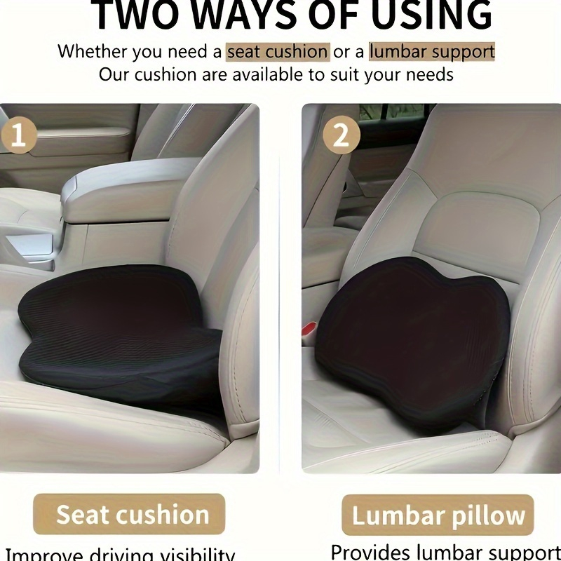 2-in-1 Car Seat Cushion Lumbar - đánh giá và giá Mesh Back Cushion